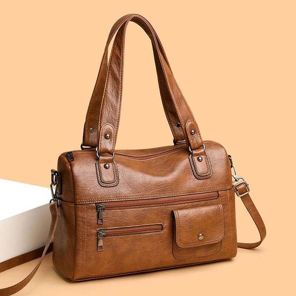 New bag for autumn and winter 2025 large capacity A4 handbag fashionable temperament tote style stylish shoulder bag high aesthetic value