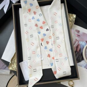 Designer silk scarf Handbag Headbands Women Letter wer Scraves Denimgram Bag Hair Bees Neck Bow Monogram Size 120*6cm