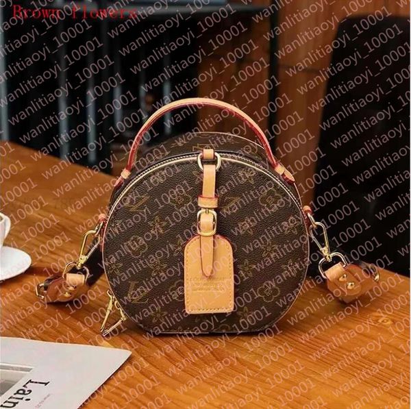 Women's Round bags tote luxuries purses designer woman handbag Cowhide Shoulder Crossbody Nano Handbags Clutchs Purse dhgate Camera bag Bags