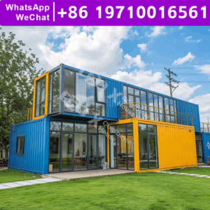 Modular Earthquake Resistant Steel Portable Workspace Quick Assembly Flat Pack House Cost Effective Cabin Mobile Durable Design