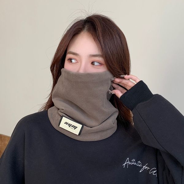 1-726 Warm Fleece Neck Gaiter for Outdoor Cycling - Windproof Cold-Proof Mask