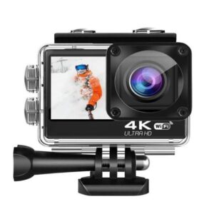 Telescopes Helmet Action Camera 4K 60FPS 24MP 20 Touch LCD 4X EIS Dual Screen WiFi Waterproof Remote Control Webcam Sport Video R