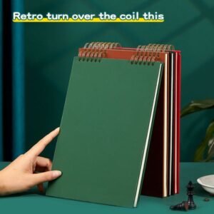 Classic Spiraled Work Log Notebook for Professionals Stylish Retro Look & Quality Craftsmanship