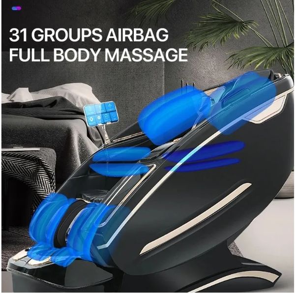 2025 Massage Chair 4D with Zero Gravity Full Body with Voice Control,Back Heating,USB Charging,Foot Roller Massage Chair