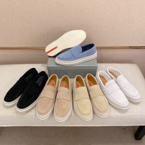 Mens Chunky Suede Slip On Loafers Comfortable Thick Sole Casual Shoes Multiple Colors for Daily Wear Size 38-45