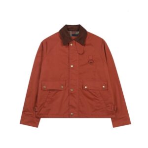 Womens Workwear Jacket Utility Bomber Coat Khaki Color Vintage Outerwear Turn Down Collar Casual Fashion Asian Size Ladies Street Style