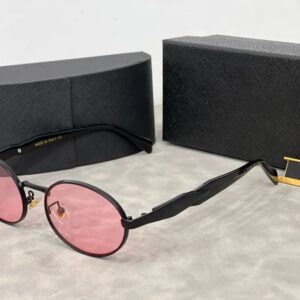 Mens Designer Sunglasses Women Luxury Letter Decor Eyeglasses Frame Temples Metal Round Rectangular Sunshade Man Eyewear Optical Sonnenbrille Lunettes