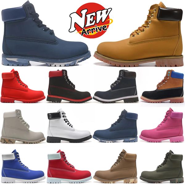 designer boots men women booties mens black Brown grey red trendy booties winter snow outdoor warm shoes