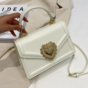 Women Handbags Simple Flap Small Square Girls Purses New Designer Leisure Commute Top-Handle Shoulder Messenger Bag