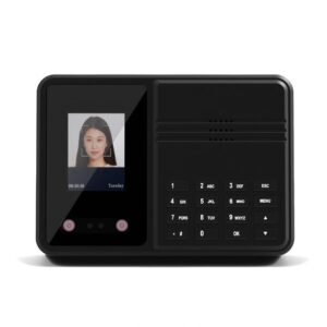 Time Clocks, Employees with Face, Palm & PIN, Memory 64+128 MB, 2.4'' Screen Time Clocks for Employees Small Business(No Monthly Fee)