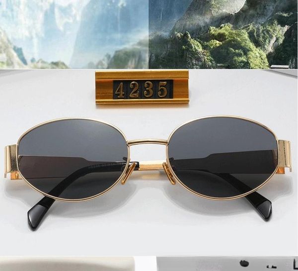 Designer Sunglasses Luxury Oval Sunglasses Travel Glasses Beach Sunglasses for Men&Women