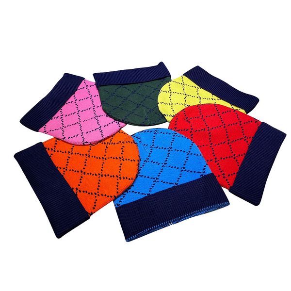 Classic Winter Knitted Hat Designer Beanie Cap Fashion Warm Skull Caps for Man Woman 6 Color