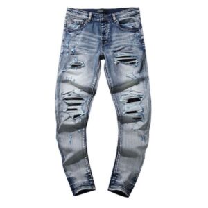 Jeans for Designer Mens women baggy pencil european hole jean mens trousers biker black skinny jeans men slim denim pants
