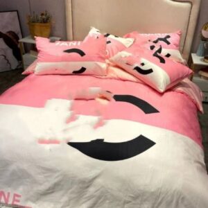 Trade Fashion Bedding Ice Silk Four-Piece Set Internet Celebrity Brand Spring and Summer hine Washable