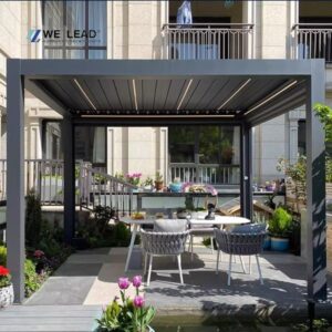 Aluminum Louvers – Versatile Customizable Exterior Shading System with UV Protection