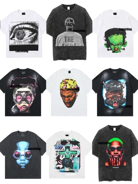 Designer Mens T Shirt Men Womens Shirts Summer Fashion Clothes Tshirt Wash Letters Casual Streetwear Washed Short Sleeve Man Tee Woman Tops Clothing US/EU Size S-XL