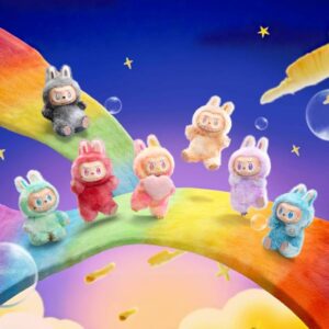 POP MART The Monsters Big into Series-Vinyl Plush Pendant Blind Box, 6PCs Blind Box Figures, Random Design Action Figures Collectible Toys Home Decorations, Whole Set