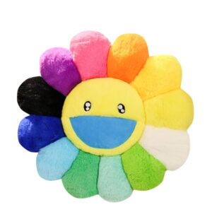 Plush Sun Flowers Pillow Soft Stuffed Mats Meditation sofa Backrest Floor Cushions