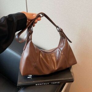 version female new item niche design casual simple high-end feeling armpit style stick bag single shoulder crossbody bag