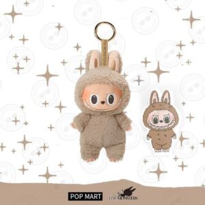 popmartlabubu gift vinyl clothing doll fashion play bd box bag charms Designer labubu key chain