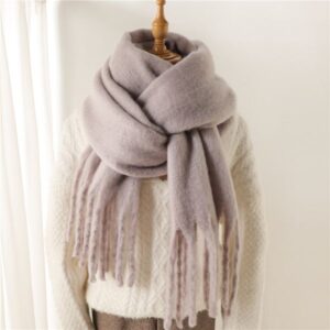 10021 scarf solid color all-match winter warm long