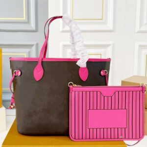 Woman Print Tote Bag Luxury Handbag Designer Bags Fashion Floral Shoulder Bag Mini Medium Leather 10A