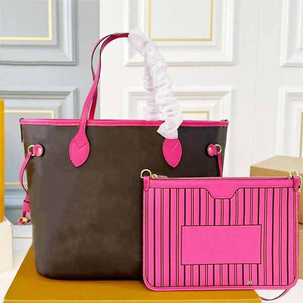 Woman Print Tote Bag Luxury Handbag Designer Bags Fashion Floral Shoulder Bag Mini Medium Leather 10A