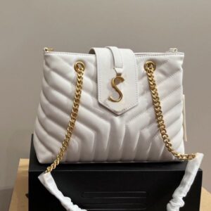 Luxury Designer Bags Womens Chain Handbag Top Girl High Capacity Travel Style Brand Shoulder Bag Classic Letter Cross Body