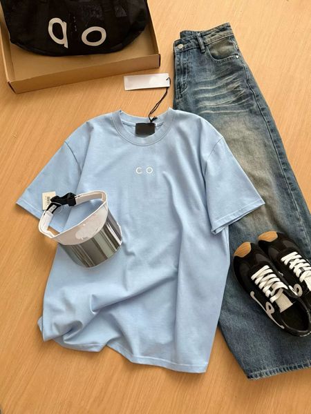 mens t shirt womens yoga shirt printed short sleeved ao T-shirt for couple fashion casual top shirt