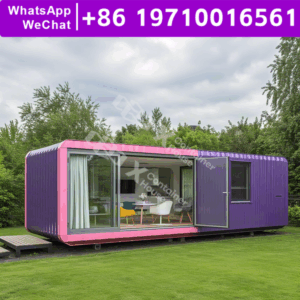 Modular Prefab Tiny Home Flat Pack House Cabin Mobile Steel Emergency Shelter Education Housing Affordable Quick Assembly Durable
