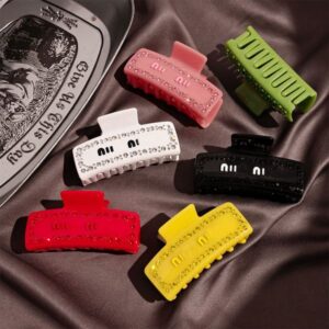 Fashion Claw Clamp Shark Clamp Rhinestone Letter Hair Claws Special Letter Claw Clamp Clips Hair Accessories