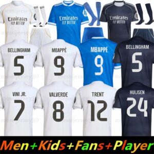 25 26 BELLINGHAM soccer jerseys RealS VINI JR REAL RONALDO ENDRICK 2025 football shirts VALVERDE MODRIC fans player men kids kit Camiseta