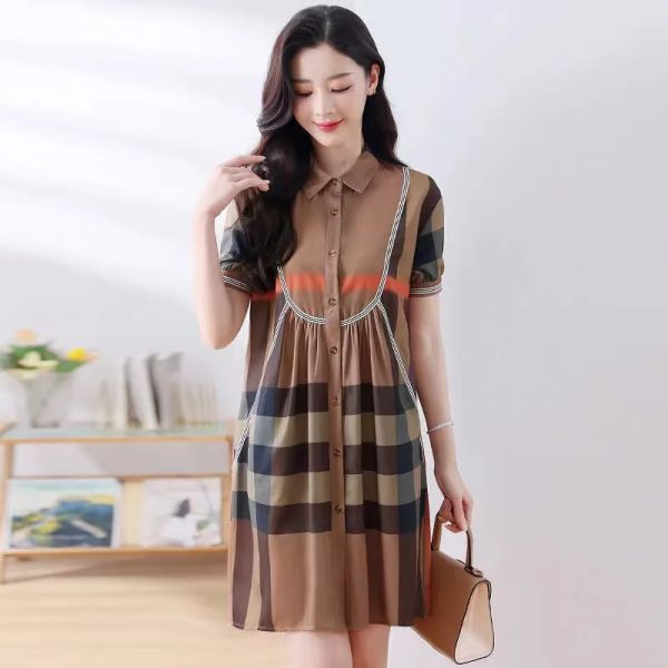 womens dress brand designer dress Fashion letter print Dress Slim quick dry mini skirt American Womens clothing Women Casual asian size S-XXXL