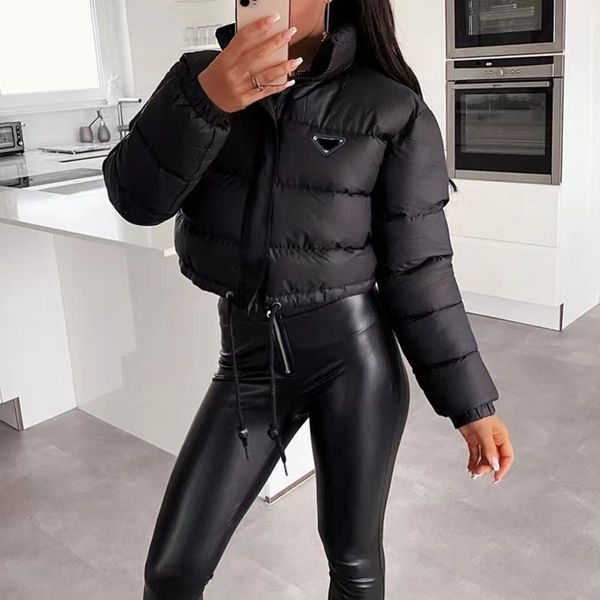 Womens Jackets Puffy Long Sleeves Woman Down Coats Winter Outwears Designer Lady Slim Jacket Windbreaker Short Coat Size S-XL