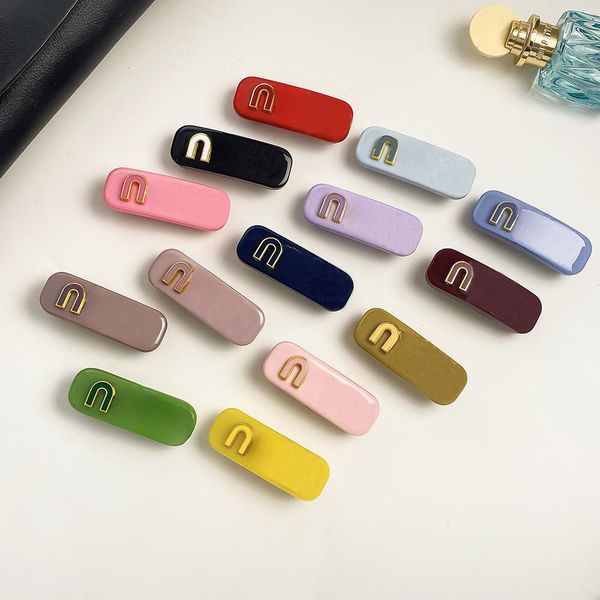 Hair Clips Barrettes Luxury Designer Letter Hair Clip Barrettes Classic Hair Jewelry Brand High Quality Hair Accessories