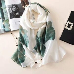 Summer thin outerwear printed long scarf –8566041