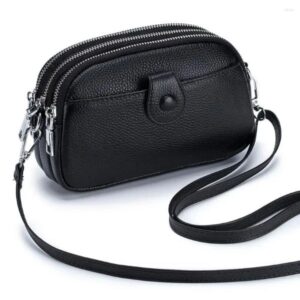 Shoulder Bags Genuine Leather One Bag Women Casual Crossbody Designer Small Handbag Lipstick Key Phone Pouch Case For Female