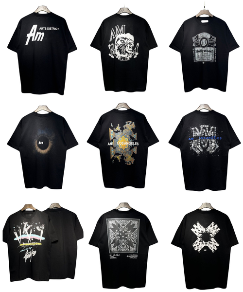 AM Men's & Women's Unisex Hip-Hop Stylish Cotton Tee