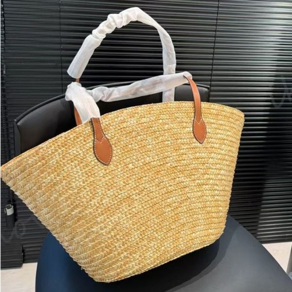 2025 Straw Designer Bag Woman Handbag Tote Bag Summer Beach Bags Purse Handbags Fashion 10A