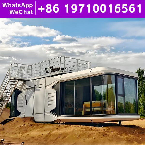 Low Cost Garden Houses Prefabricated Real House Capsule Outdoor Luxury Modern Factory Price Prefabricated Holiday Home Hot Sale