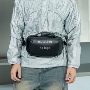 New fashion brand chest bag men's backpack commuting waterproof crossbody bag Fashion waist pack shoulder bag casual messenger bag backpack