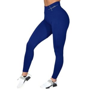 European and American Express popular waist letter printing leggings hip-lifting elastic high-waisted leggings