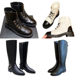 Boots luxury women's designer shoes letter brand ankle boots genuine leather half boots lace up fashion boots solid color knight boots non slip roman boots outdoor