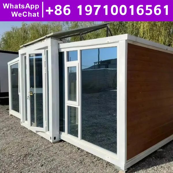 Customize Color Prefab Home House Tiny Houses for Living 2 Bedroom Wind Resistance Prefabricated Mobile Home Luxury Modern Homes