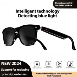 2024 Camera Smart Music Sunglasses Earphones Wireless Bluetooth Headset HIFI Sound Headphone Driving Glasses Hands-free Call 241128
