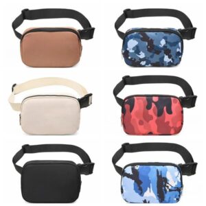 Luxury lfanny pack everywhere belt Sports Bag designer bags chest yoga bag bum bag nylon Womens mens outdoor Fleece Shoulder Crossbody purse Waist Bags