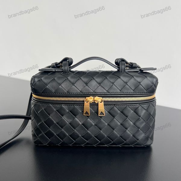 Cosmetic bag brand woven bag Messenger bag ladies shoulder bag zipper box mini classic luxury bag 2025 10A