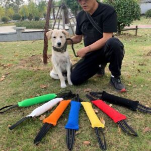 Dog Training Bite Tug Toys Young Dog Chewing Biting Arm Sleeve Schutzhund With Two Handles For Adult Dogs