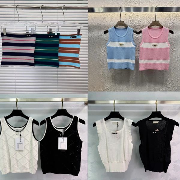 Women's Tanks & Camis Designer Multiple styles Vintage Revival Classic Tank Top in Black and White