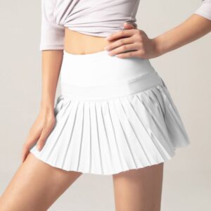 tennis yoga skirt with lined pockets yoga running sports skirt